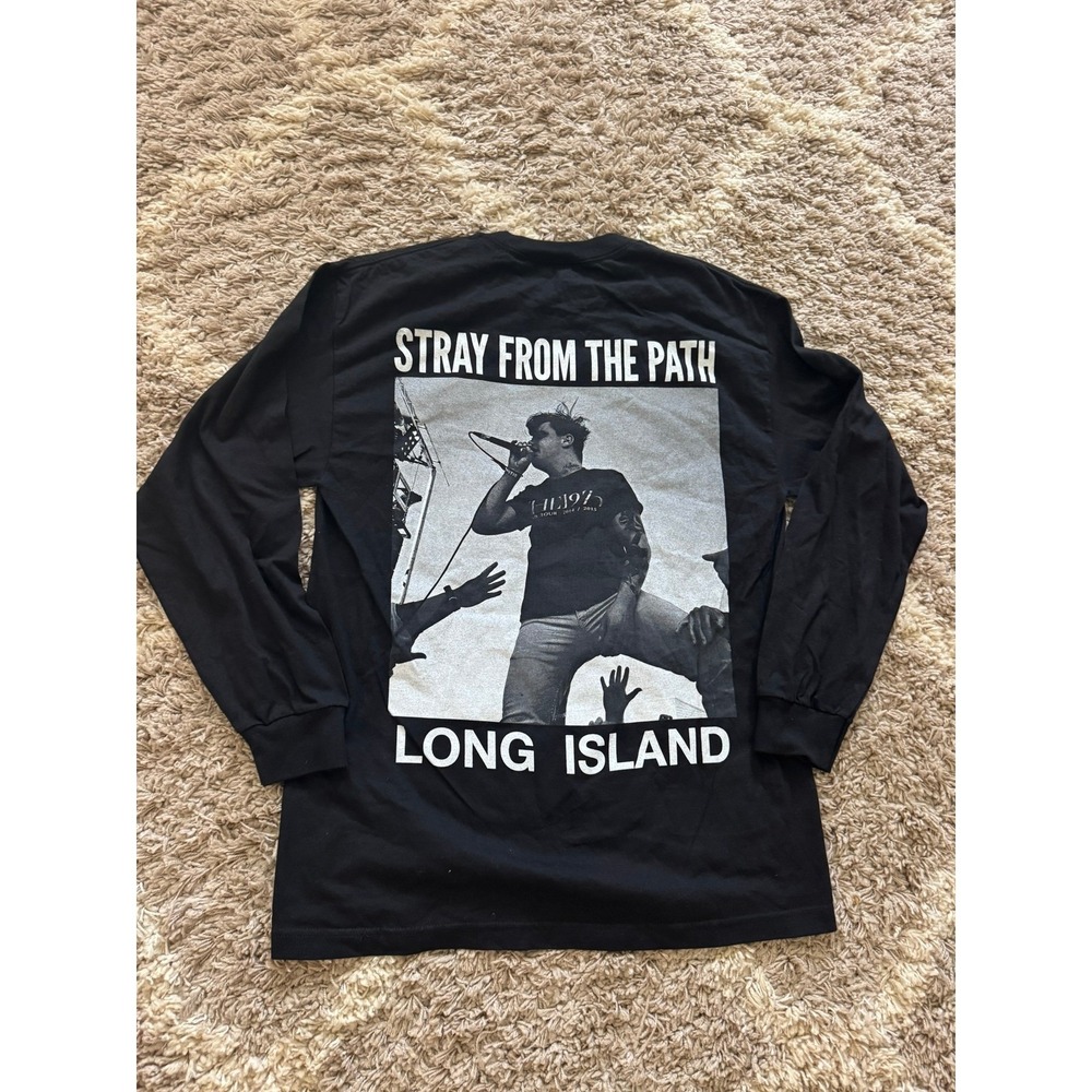 Stray From The Path Long Island Band‎ Long Sleeve Shirt Black Alstyle Cotton L